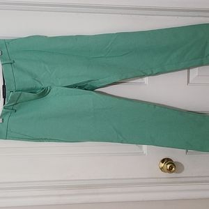 Ann Taylor trousers textured Green size 10